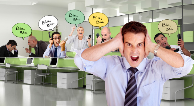 9 de cada 10 empleados sufren estrés por ruido de oficina