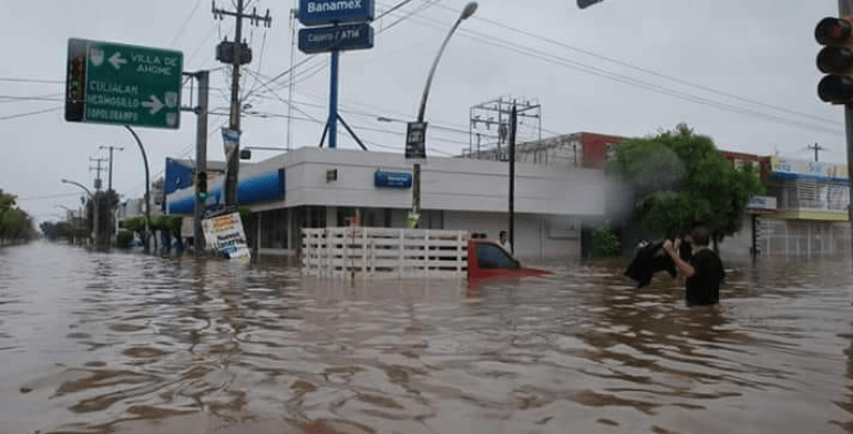 IMSS atiende a afectados por inundaciones en Sinaloa