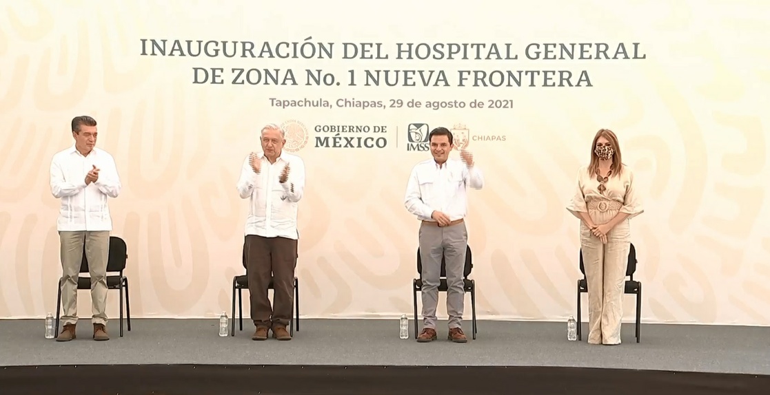 Inauguran hospital del IMSS en Chiapas, tendrá mil 216 trabajadores de salud