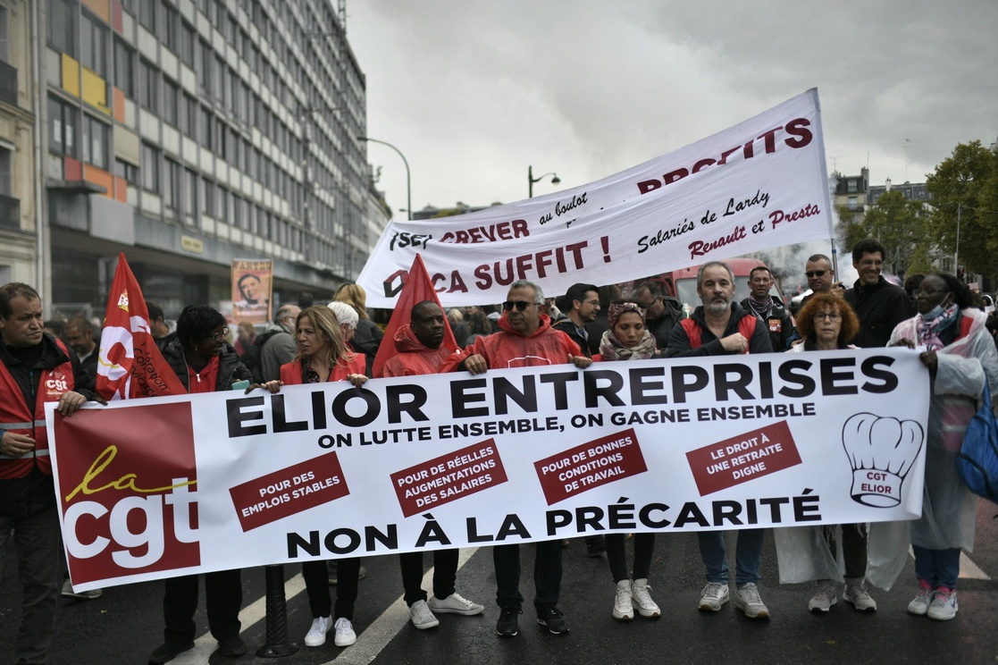 Protestan en París contra reforma de pensiones